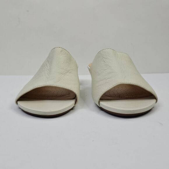 Clark White Mena Rose Mule Sandals - Picture 3 of 9